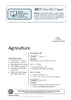 2011 Trial HSC Agriculture paper