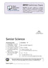 2012 Preliminary Senior Science (Yr 11)