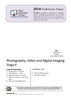 2014 Trial Stage 6 (Yr 11/12) Photography- Video and Digital Imaging