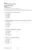 2014 Trial Prelim (Yr 11) Studies of Religion I