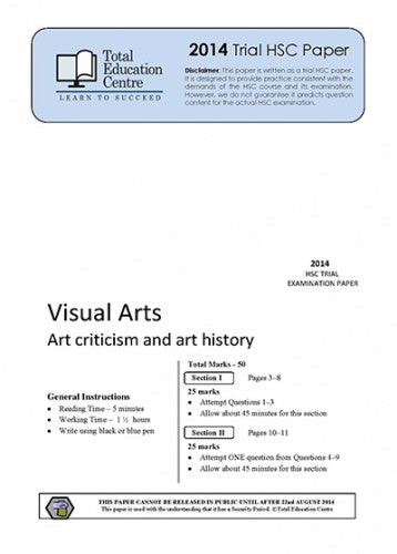 2014 Trial HSC Visual Arts