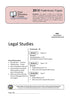 2015 Trial Prelim (Yr 11) Legal Studies