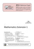 2016 Preliminary Extension 1 Mathematics (Yr 11)