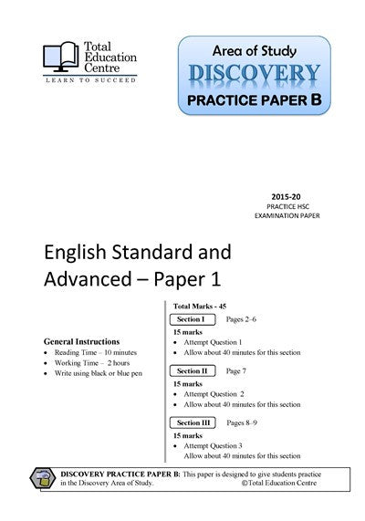 Practice Exam B Discovery