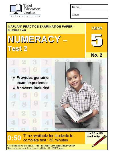 Yr 5 Numeracy Test 2