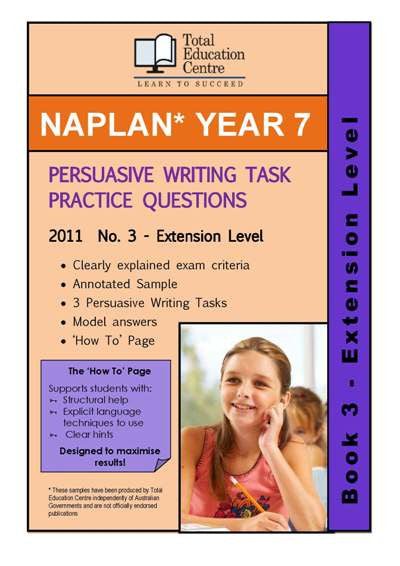Yr 7 Extension Persuasive Writing
